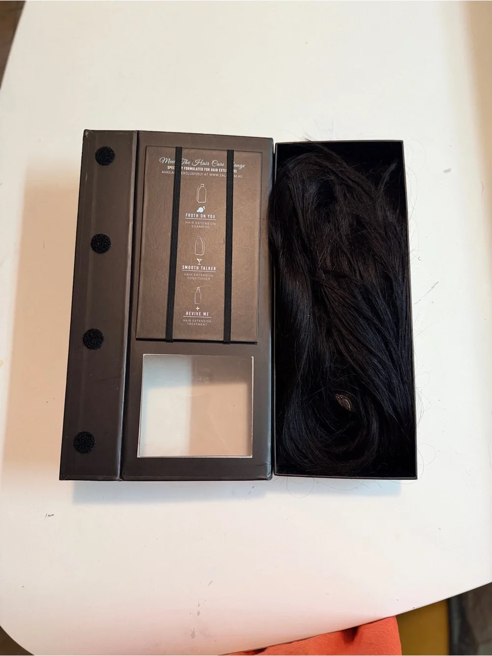 Premium Black Clip-In Human Hair Extensions - Sleek Natural Black